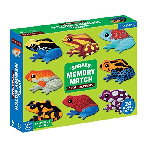 Tropical Frogs Shaped Memory Match - 36 months - 8 years 24 pieces