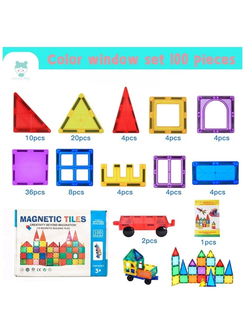 Magnetic Building Blocks - 100pcs