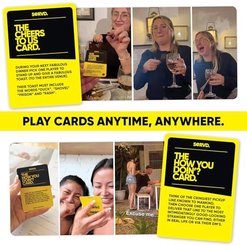 SERVD Friends Edition - English Ages 17+ 60 hysterical cards