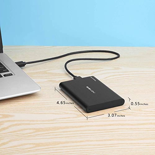 Portable External Hard Drive - 500GB HDD