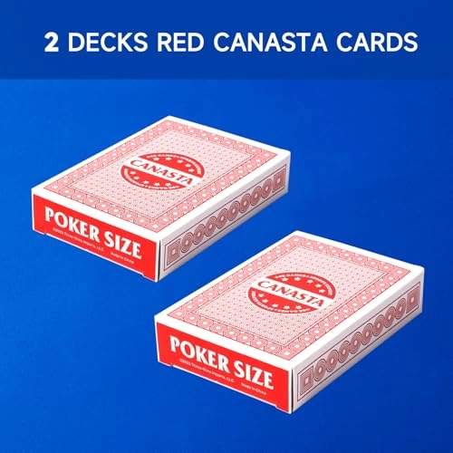 Canasta Cards - 2-Deck Red
