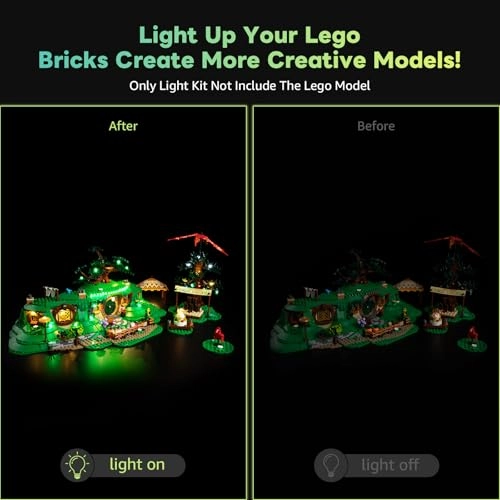 LED Lighting Kit for LEGO Shire Building Set The Lord of The Rings 10354