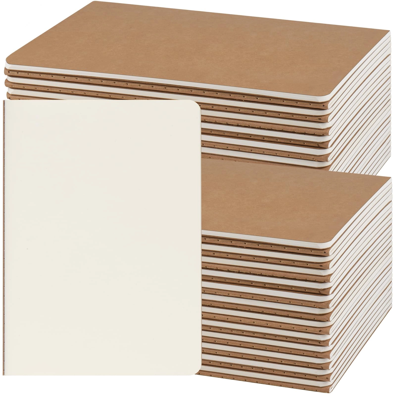 zczn Blank Notebooks A5 Softcover - Blank 30 Sheets