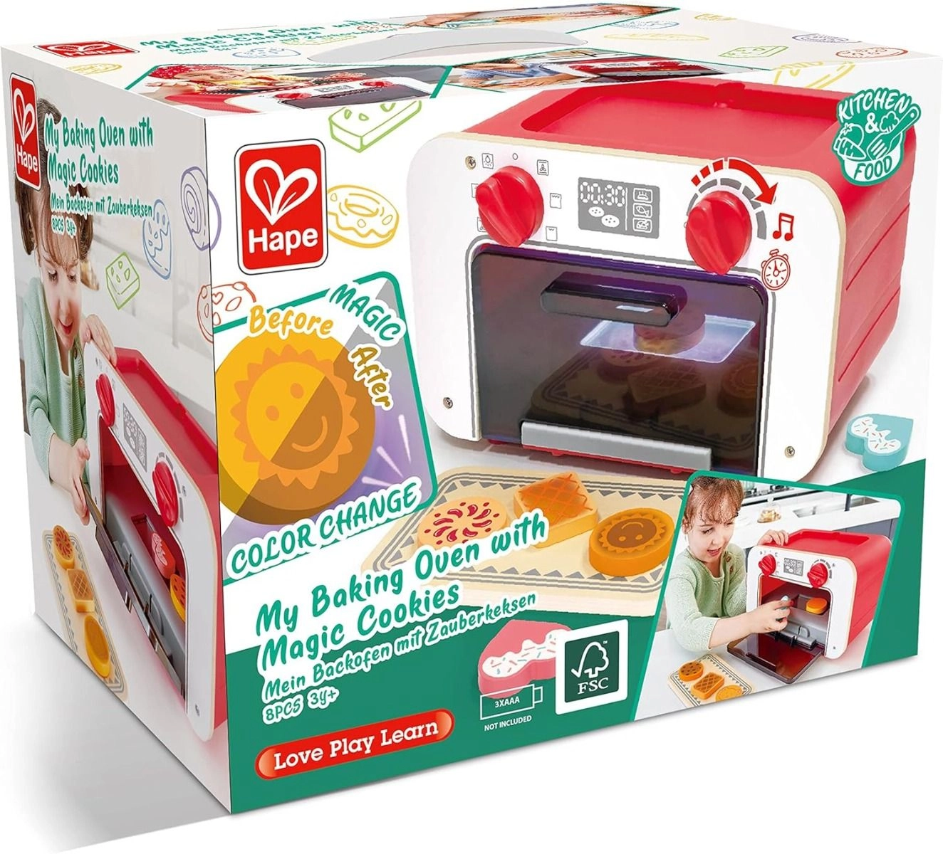 My Baking Oven With Magic Cookies - 8pcs (BDM-E3183)