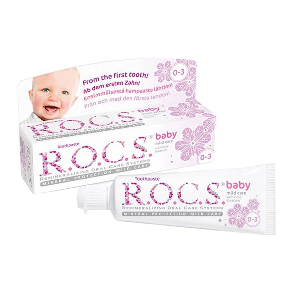R.O.C.S. Baby Mild Care Lime Blossom Toothpaste 0-3 Years 35ml