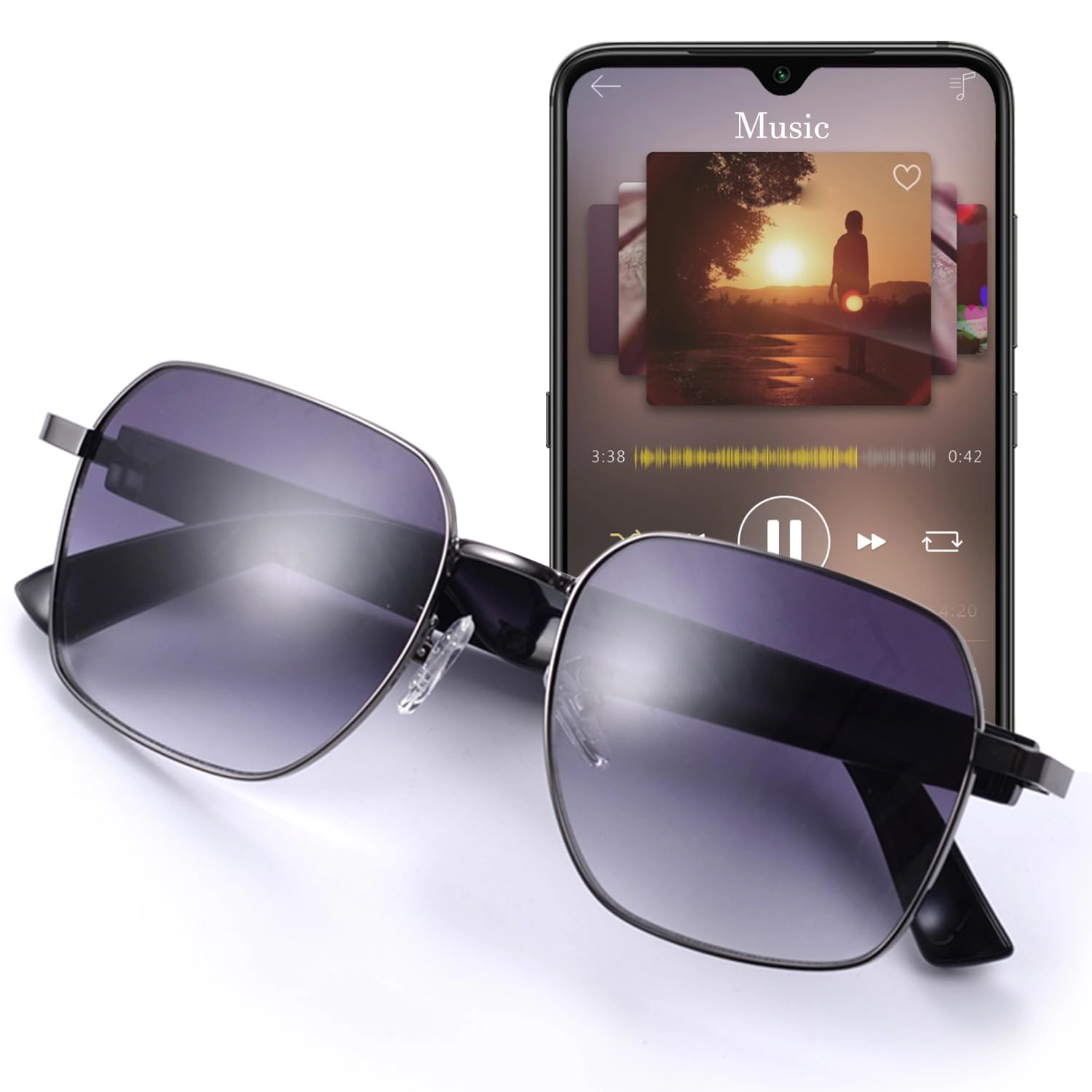 AI Smart Glasses - Bluetooth 5.4 150+ Languages