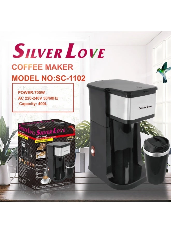 SILVER LOVE SC-1102 - Single Serve Reusable Travel Mug