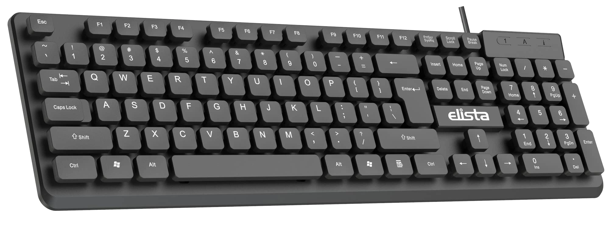 A-90,Sec 80, Phase-2, Noida-201305, Teknodome India Private Limited ELS WK-710 - QWERTY Wired