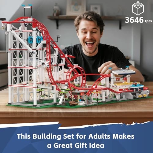 Roller Coaster Building Kit - 3646 pcs