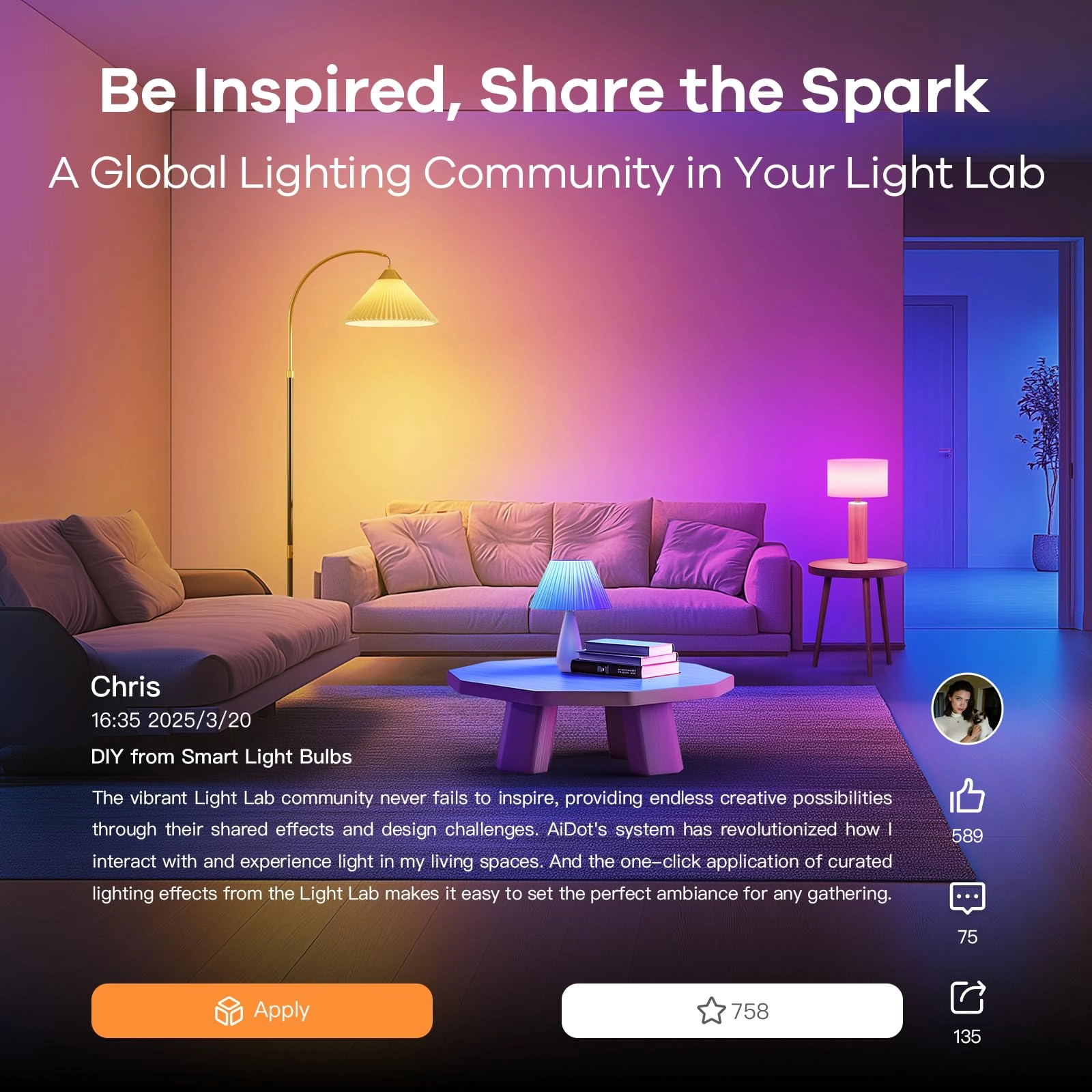 Matter Smart Light Bulb - 8 Pack