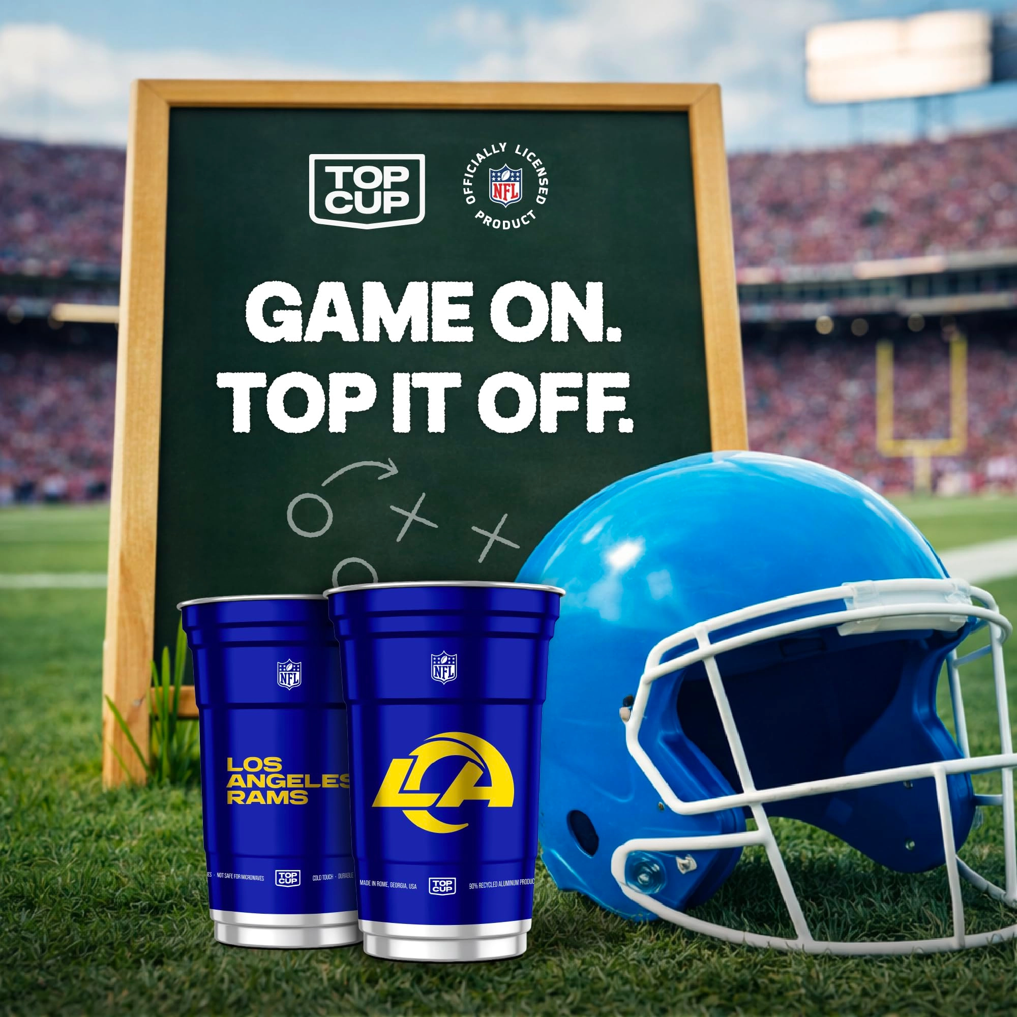 Los Angeles Rams Reusable Cup - 20 pcs