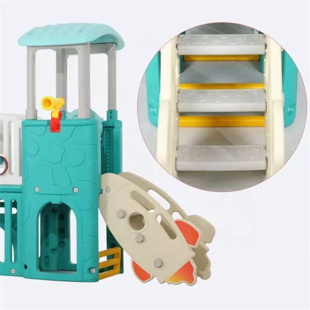 Kids Playground Climbers Swings N Slide - 3+ Multi Colour