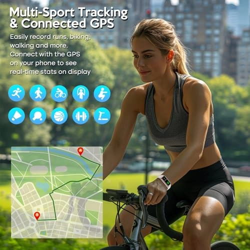 Fitness Activity Tracker - IP67 Blood Pressure Monitor Heart Rate Monitor