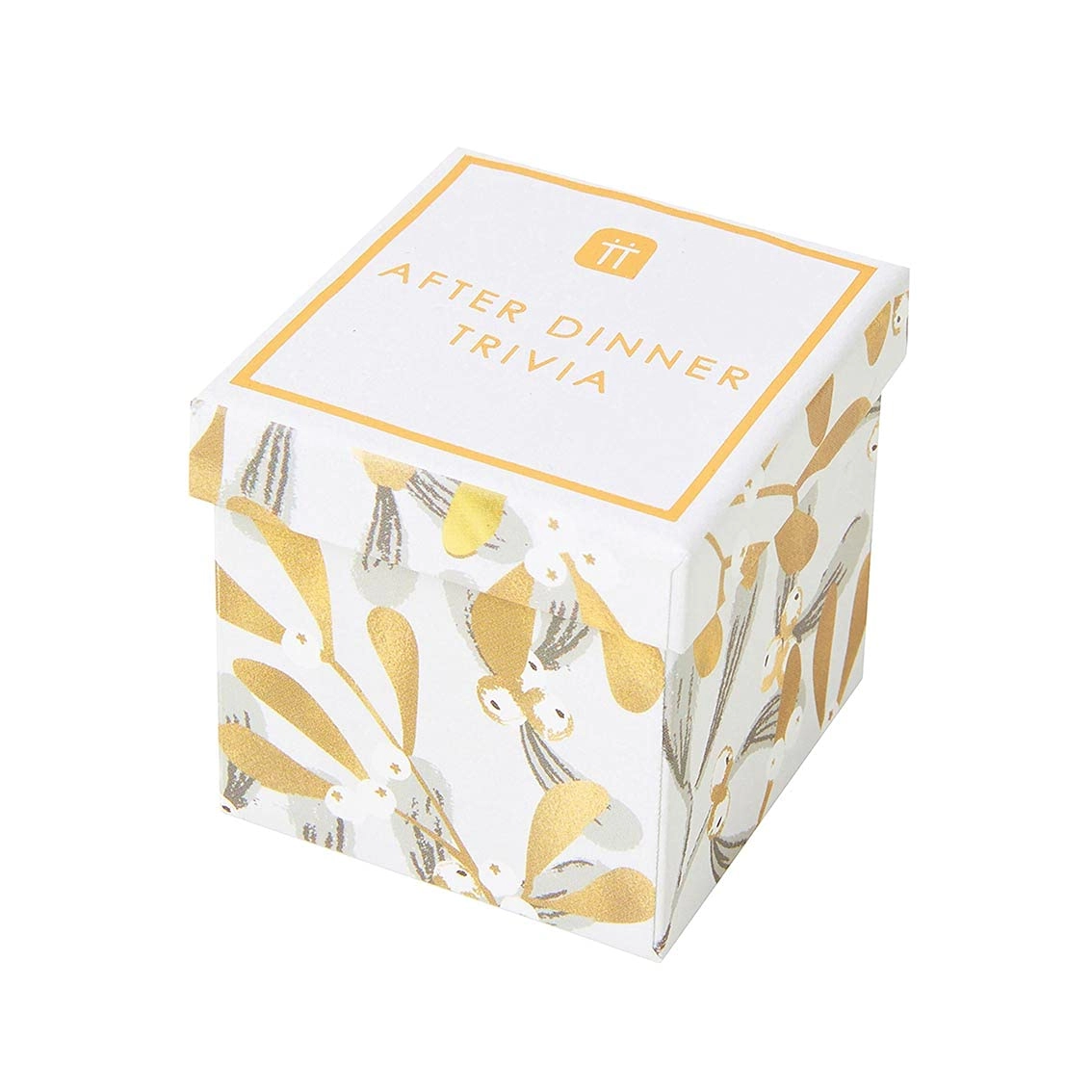 Christmas Trivia Quiz Questions & Charades - 60x Mistletoe Box