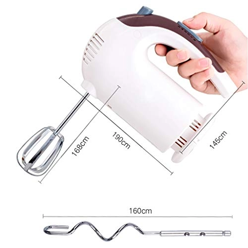 Handheld Electric Egg Beater - High Power 5-speed Turbo