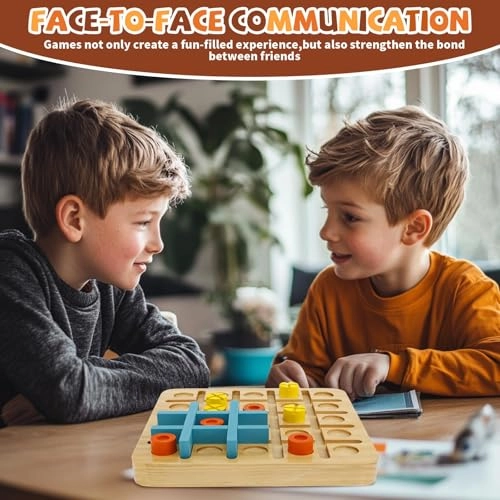 Wooden Tic Tac Toe Game