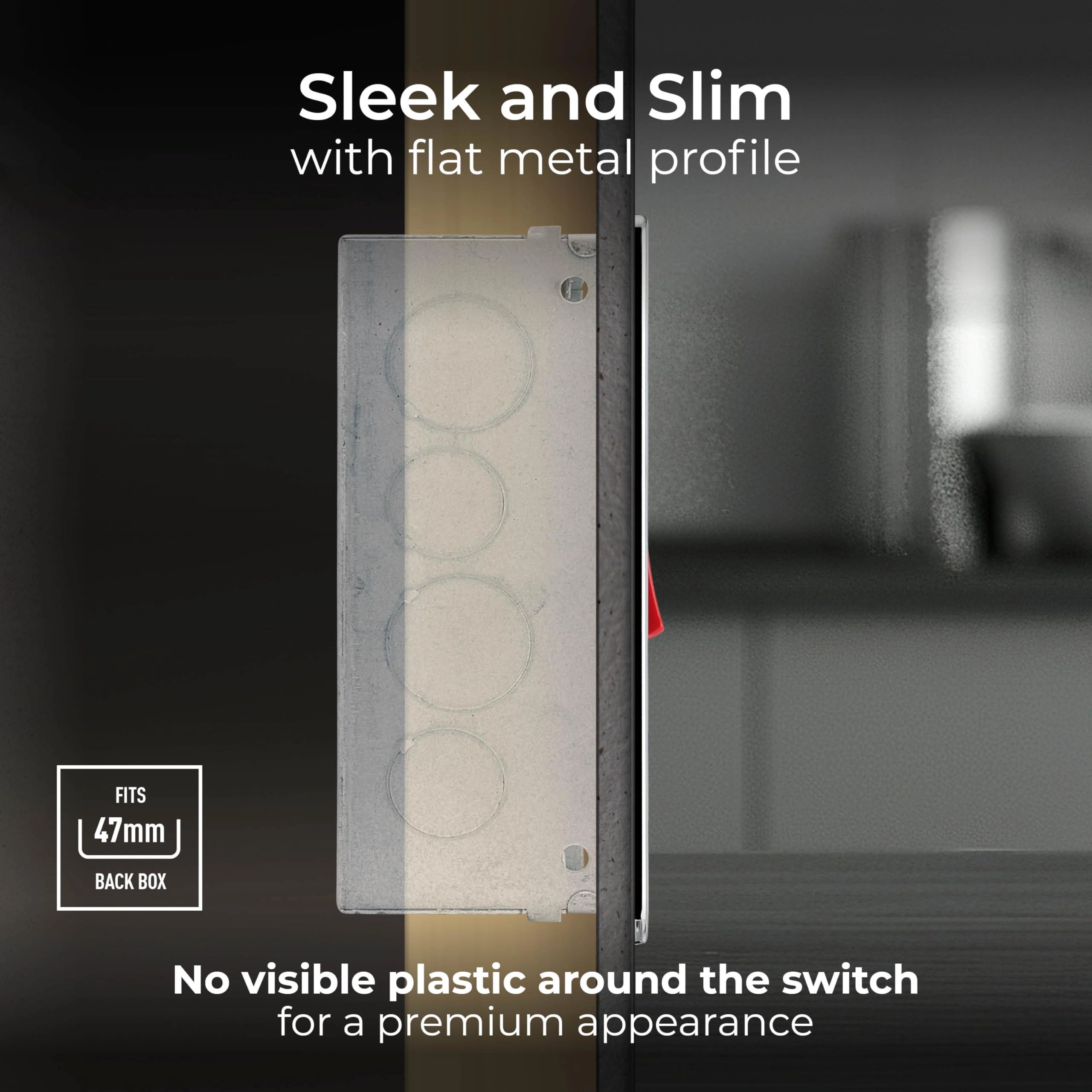 FPC72 - 45A Double Pole Cooker Control Switch Unit