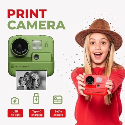 Instant camera print - 1080P Video 10X Zoom