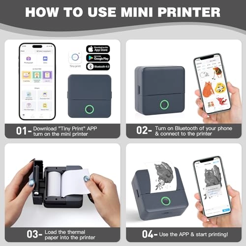 Print Pods Mini Printer - Thermal 52x350mm