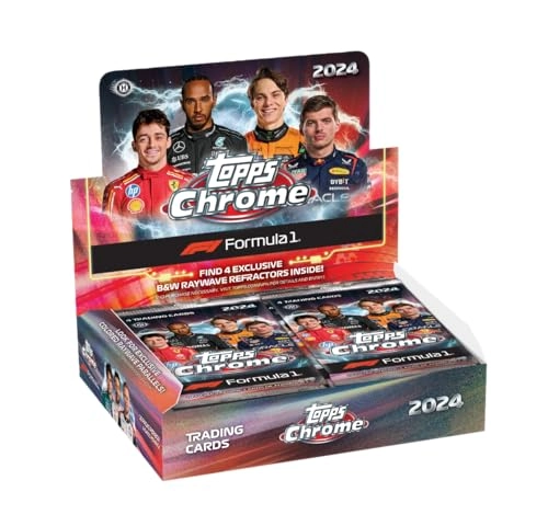 2024 Formula 1 Chrome Qualify Wrap Box - 16 packs per box 4 cards per pack