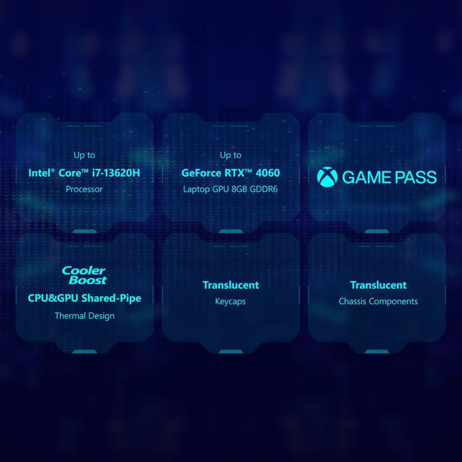 Cyborg 15 A13UDX - 15.6'' Core i7-13620H 16GB DDR5 1000GB SSD