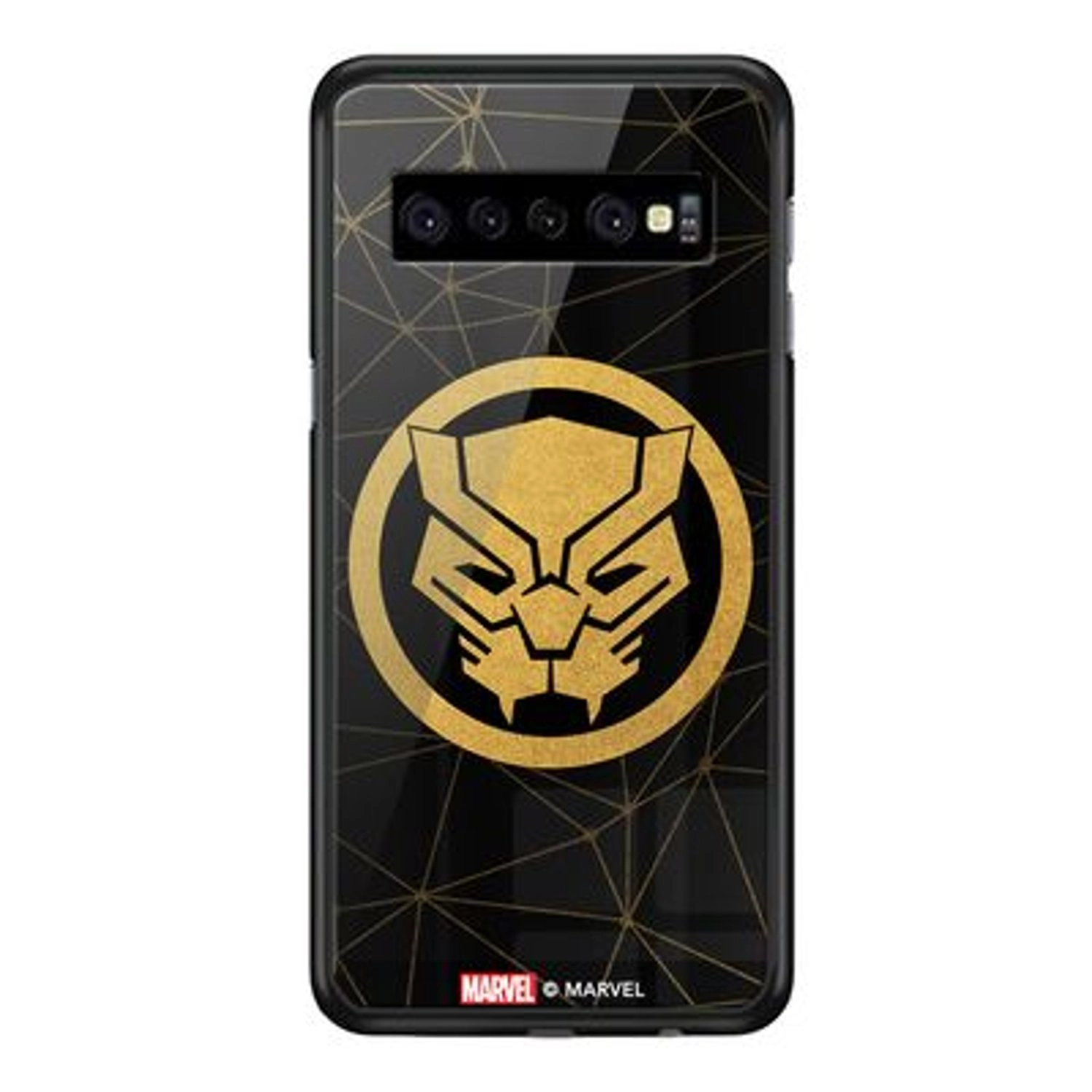 Samsung S10 Cover - TPU Bumper Case + Tempered Glass Back Back Case for Galaxy S10