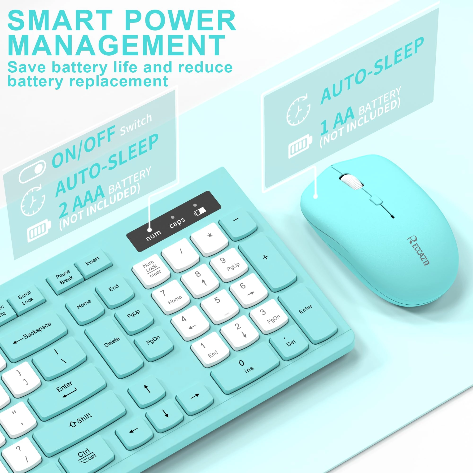 Ergonomic Wireless Keyboard - Wired