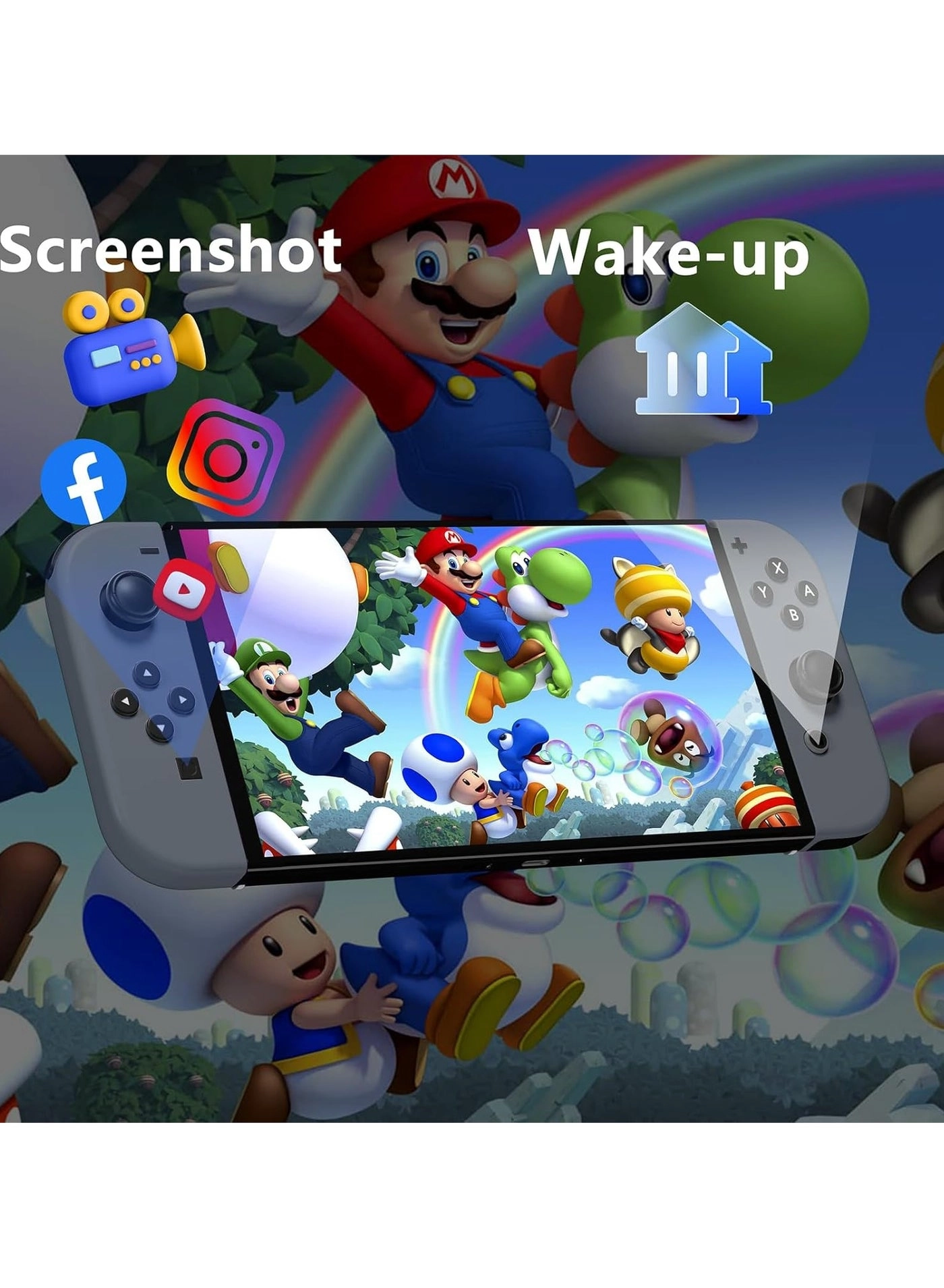 JOY-04 - Blue & Green Nintendo Switch