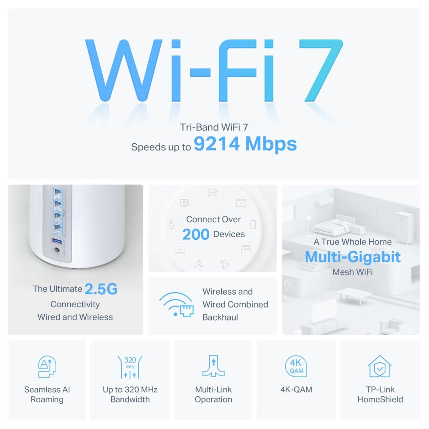 Deco BE65 - WiFi 7 3 Pack