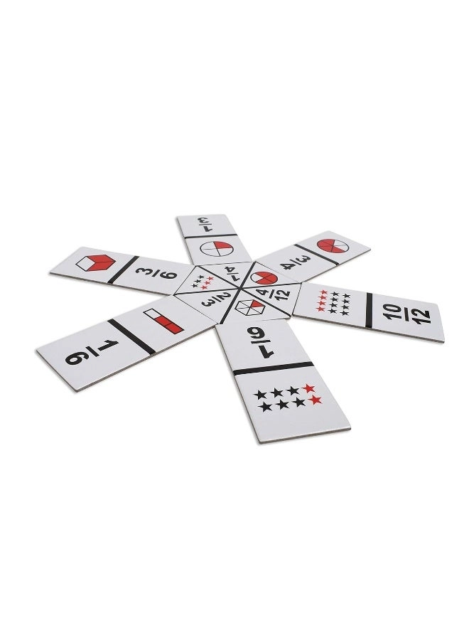 The Original Fraction Dominoes - 49 pieces