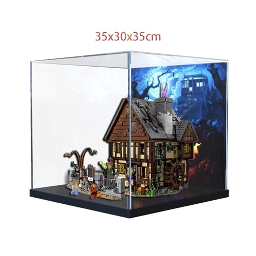 Display Case for Lego The Witch's House of SandArson Sisters 21341 - 35x30x35cm Acrylic