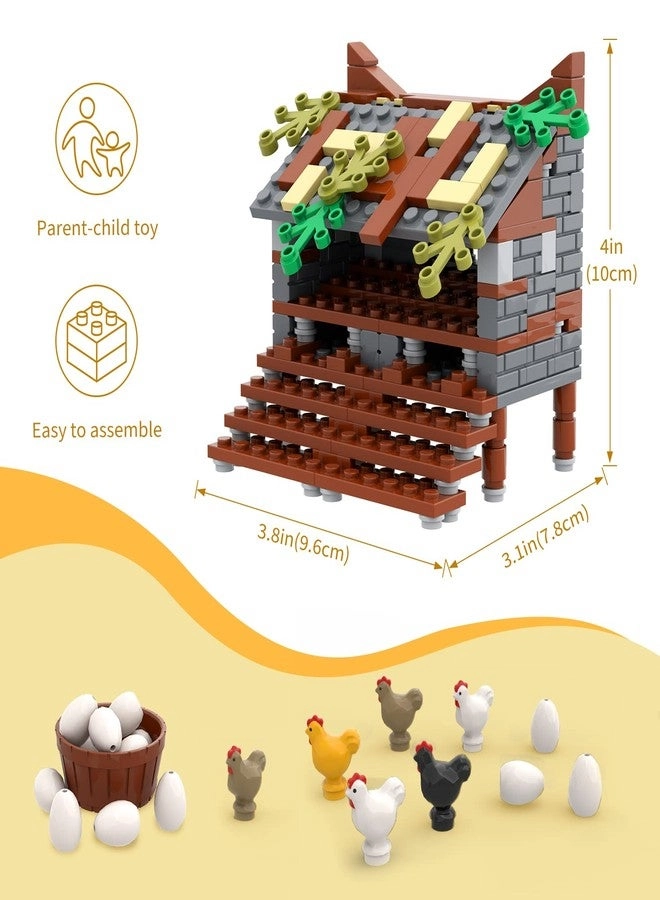 Farm Animal Chicken Coop - Chicken 190 pcs