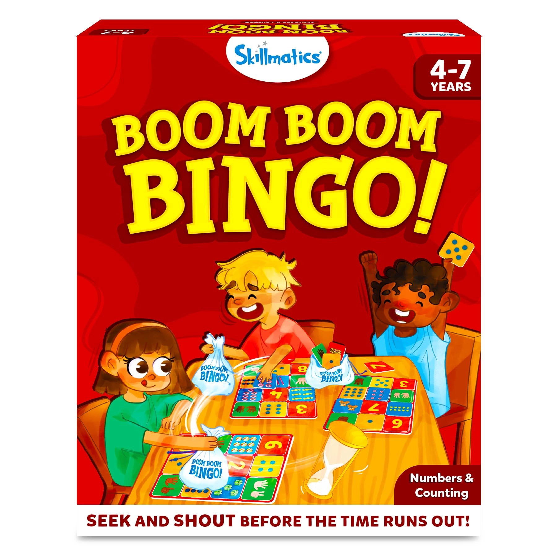 Bingo Preschool Board Game - Ages 4 to 7 63 pieces