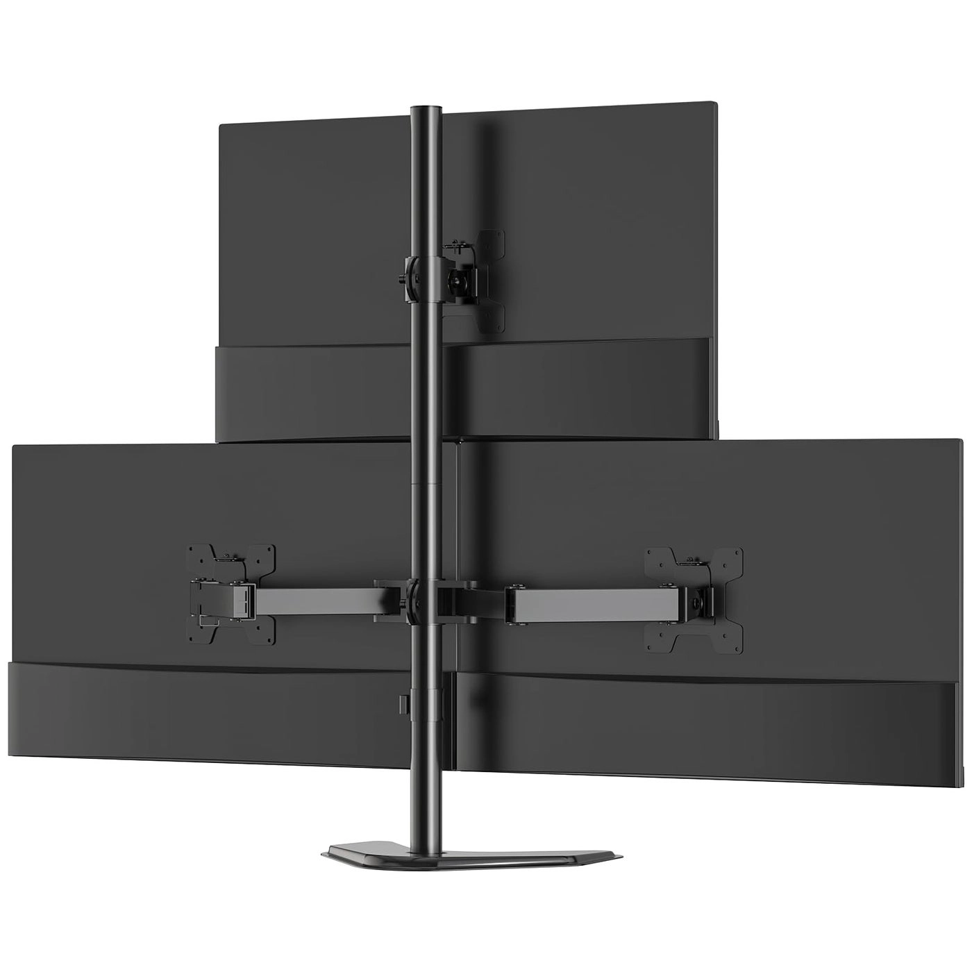 Triple LCD Monitor Desk Mount - 27 inch