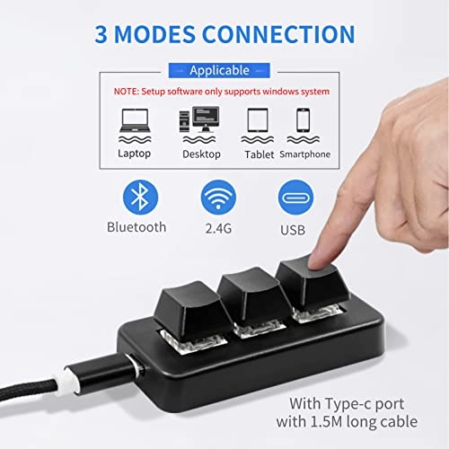 Mini 3 Key Keypad - Wired/Wireless