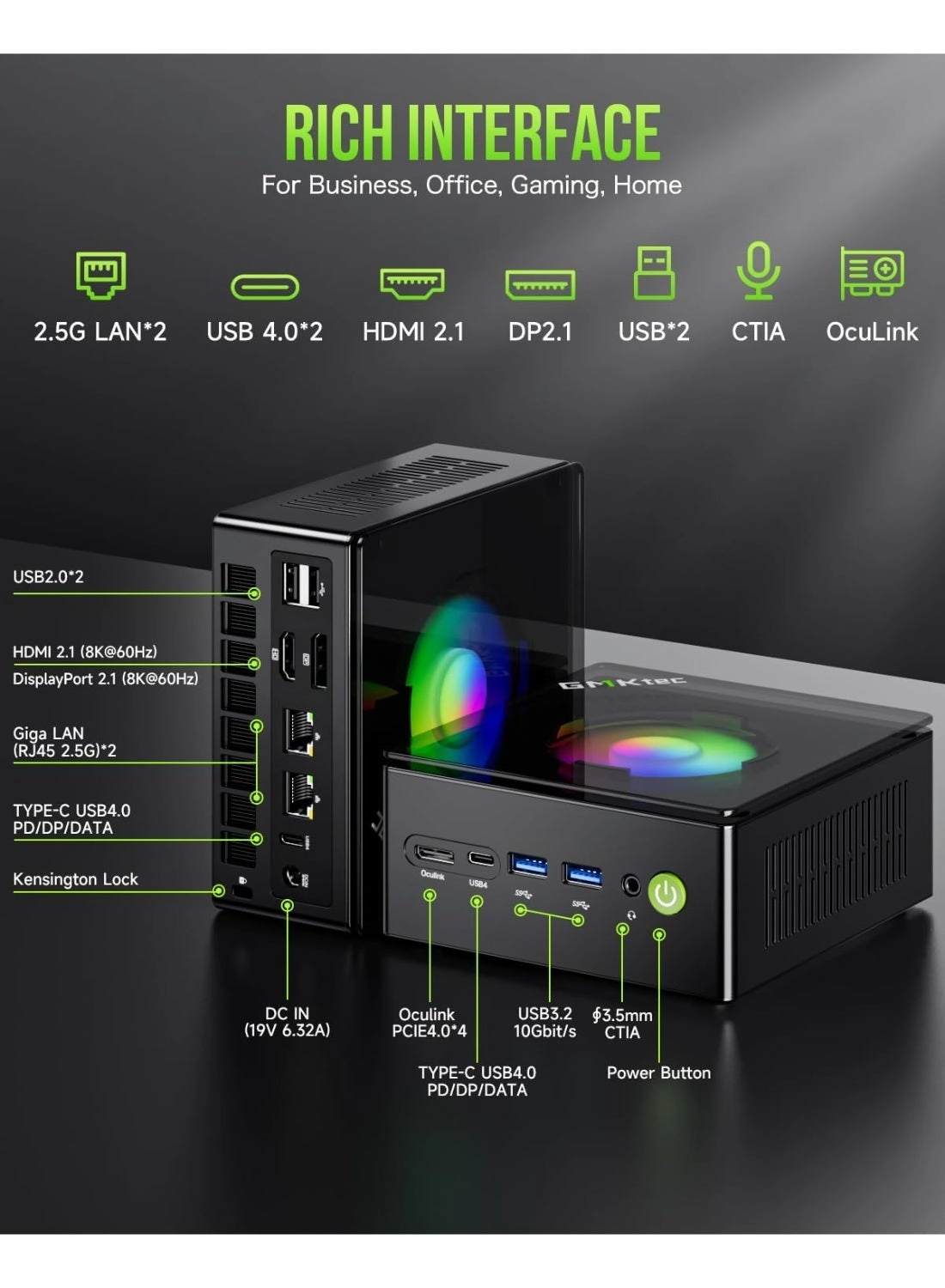 K11 - 32GB 1TB AMD Ryzen 9 8945HS