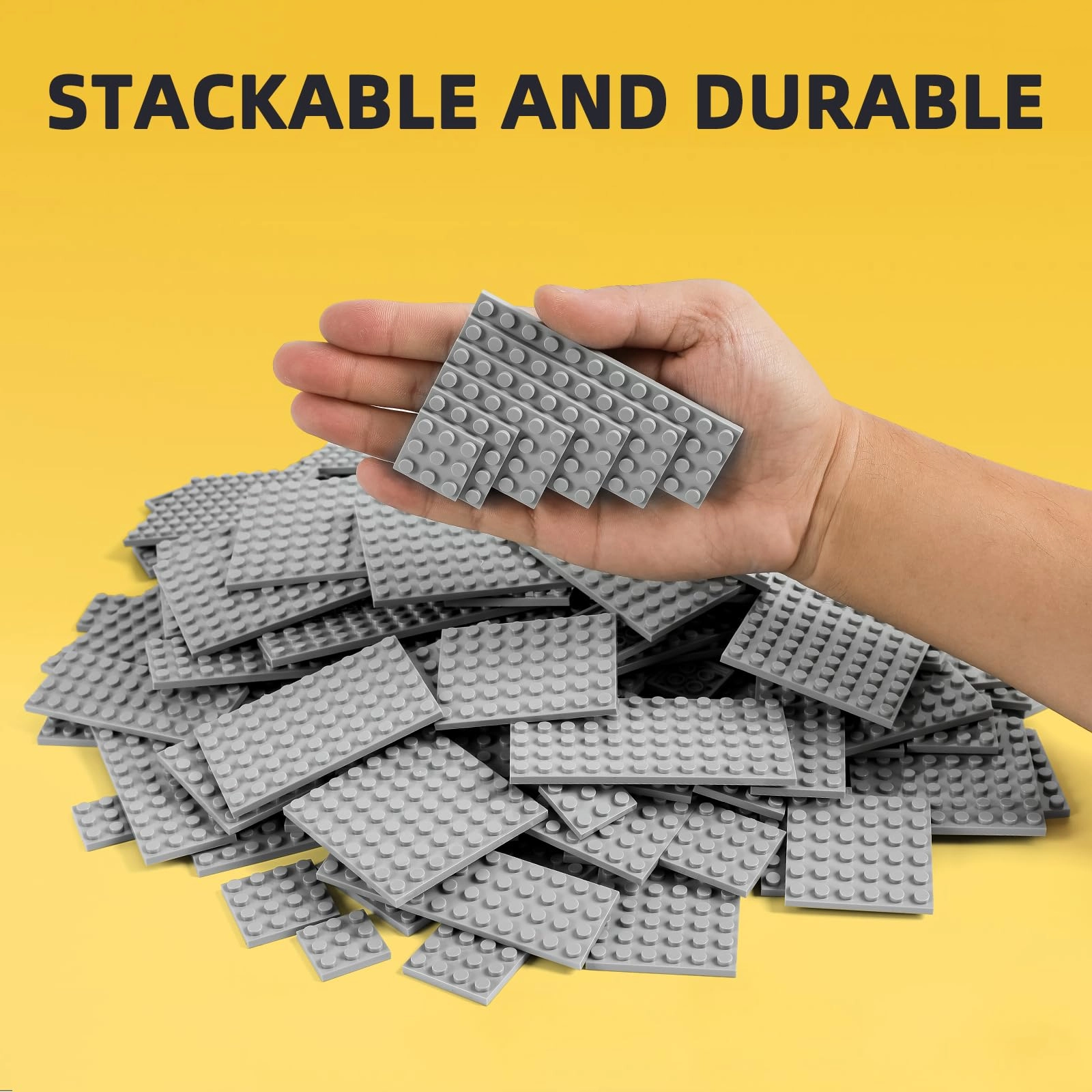 Small Building Plates - Plastic Small Flat Baseplates 150