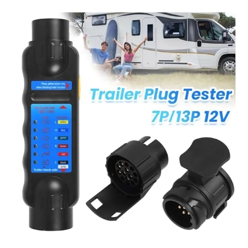 7/13 Pin Trailer Plug Tester - Portable 12V