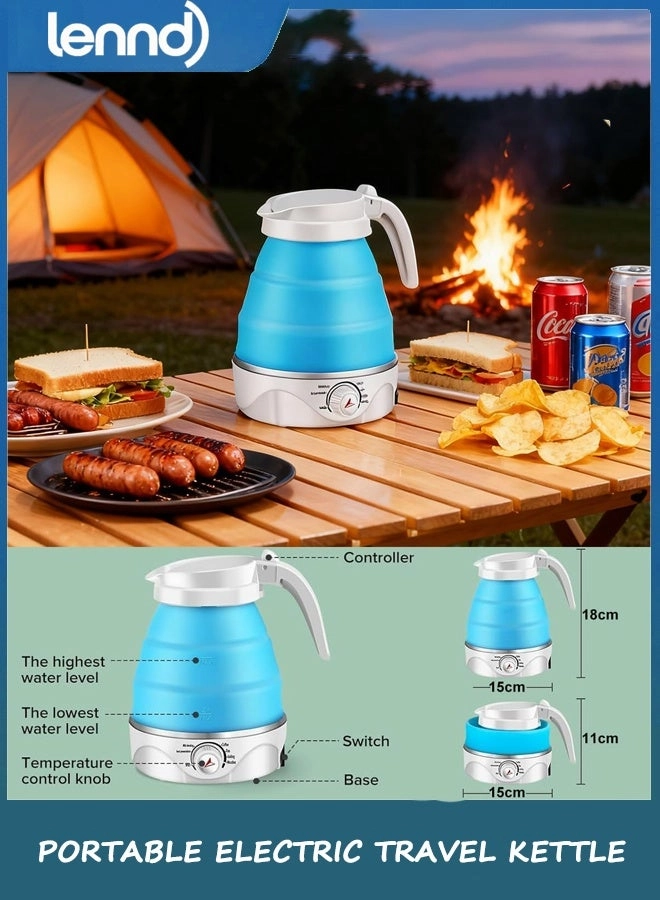 Portable Electric Travel Kettle - 600ml