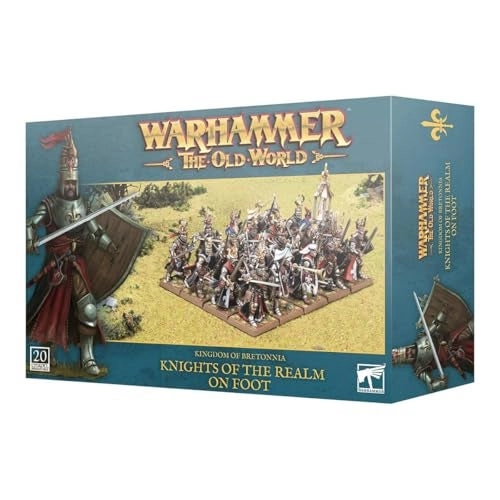 Games Workshop Knights of The Realm on Foot - Set of 20 Unpainted