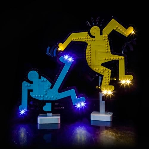Light Kit for LEGO Keith Haring Dancing Figures 31216 - Copper Line