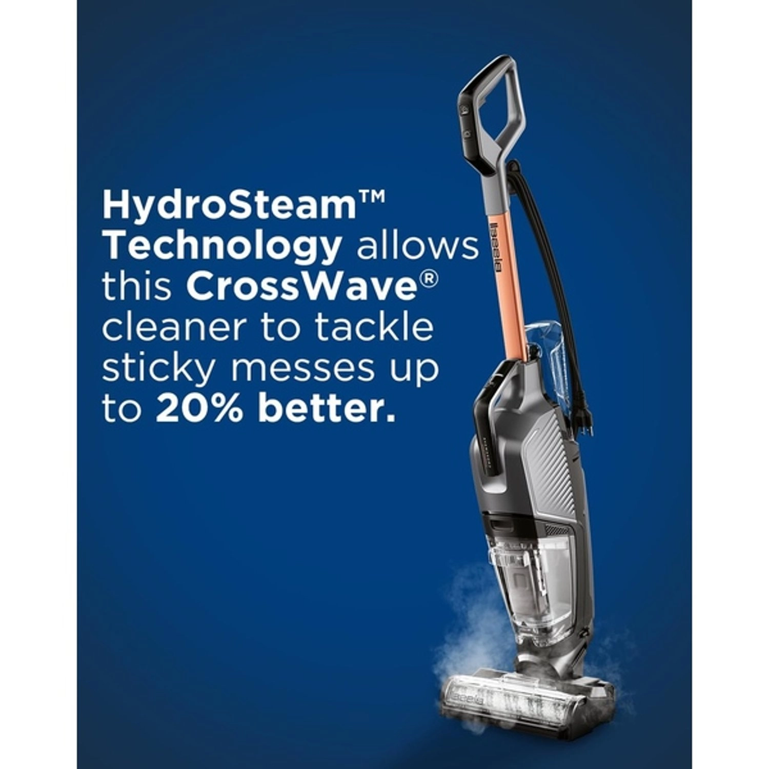 CrossWave HydroSteam - 0.86 Liter