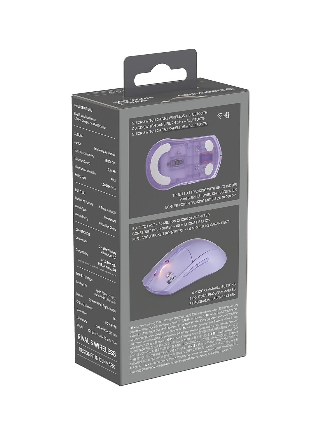 Rival 3 Gen 2 Gaming Mouse - Wireless