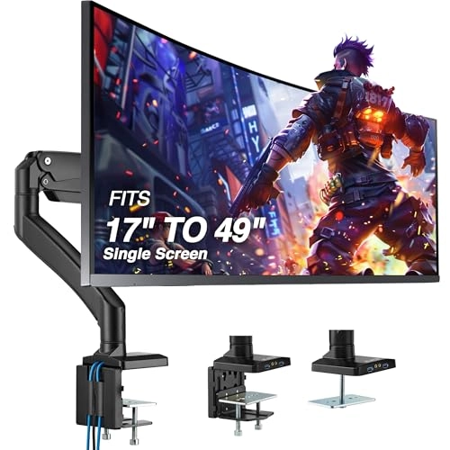 1749 Super Ultrawide Monitor Arm - Single 17 TO 49 100 X 100