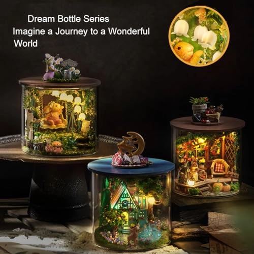 Miniature Dollhouse Kit - Dark magic mixed with gothic 1：24