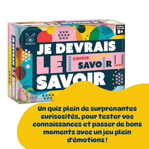 Jeu de Plateau Familial - Quiz Jeu de Cartes (French)