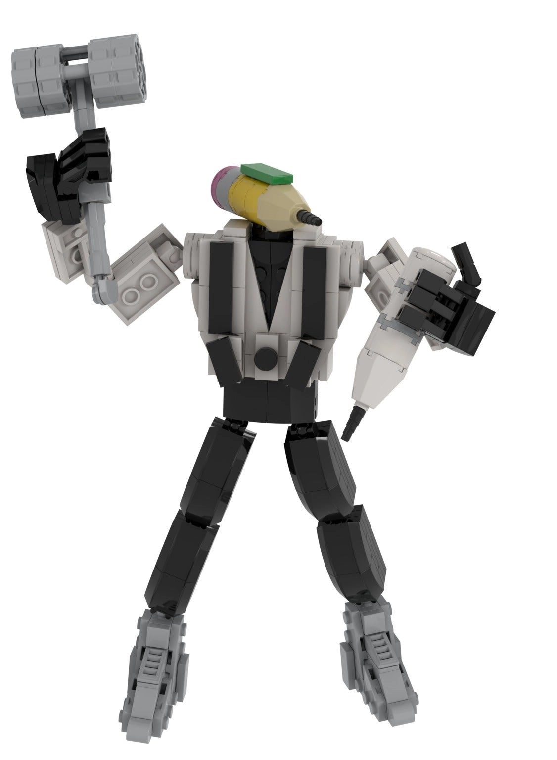 GE Skibidi Toilet Man Toy - Robots 228pcs