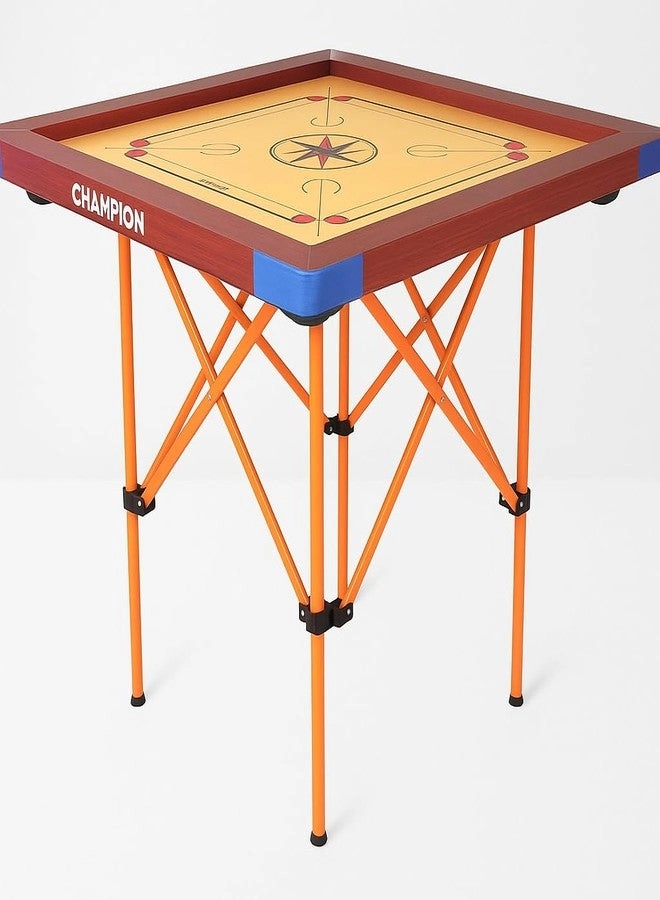 KNK Carrom Board Stand - Foldable Height Adjustable