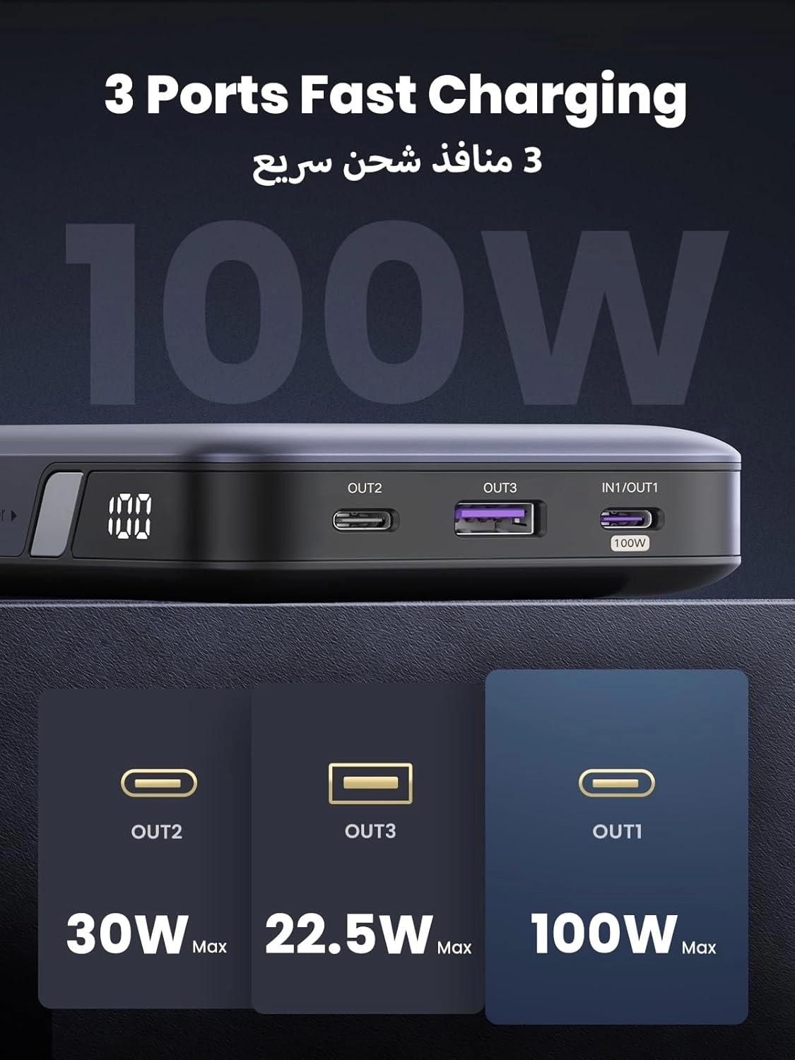 PB720-25188 - 20000mAh 22.5/30/100 Watts