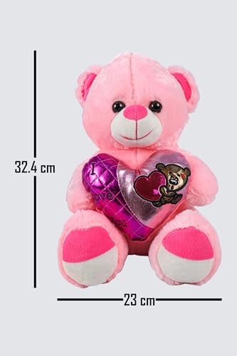 Teddy Bear 30 cm - Pink Plush